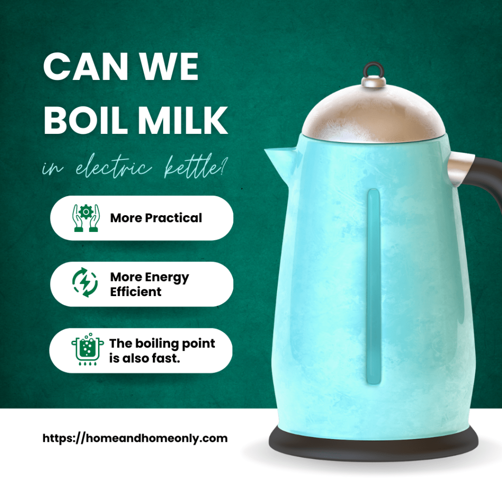 Can we boil milk in electric kettle? - Homeandhomeonly