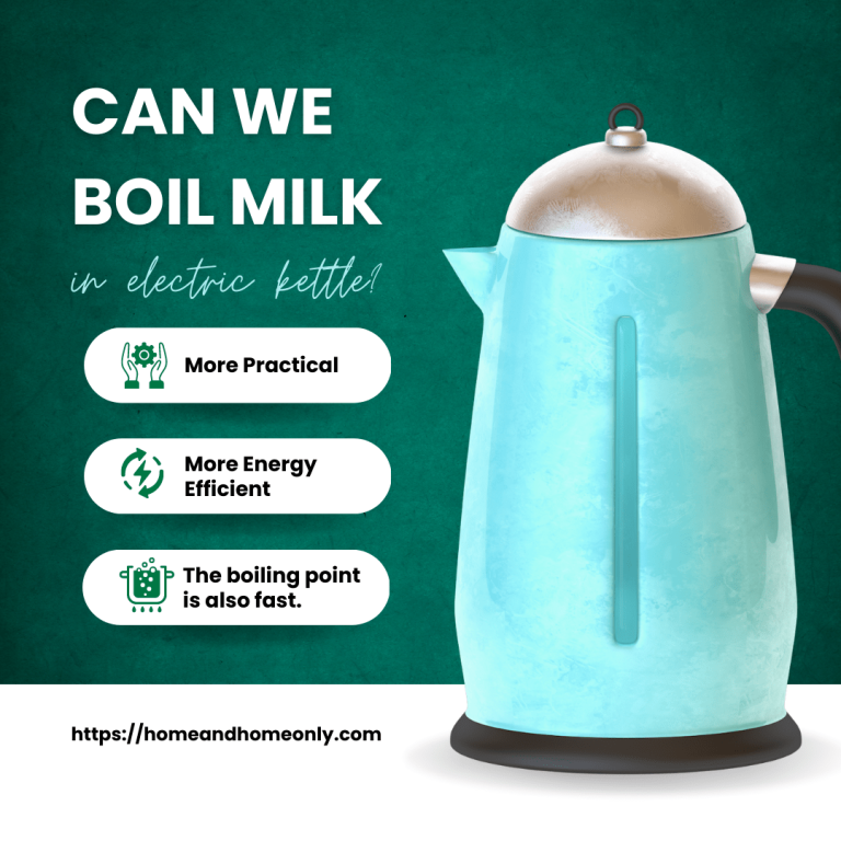 Can we boil milk in electric kettle? Homeandhomeonly